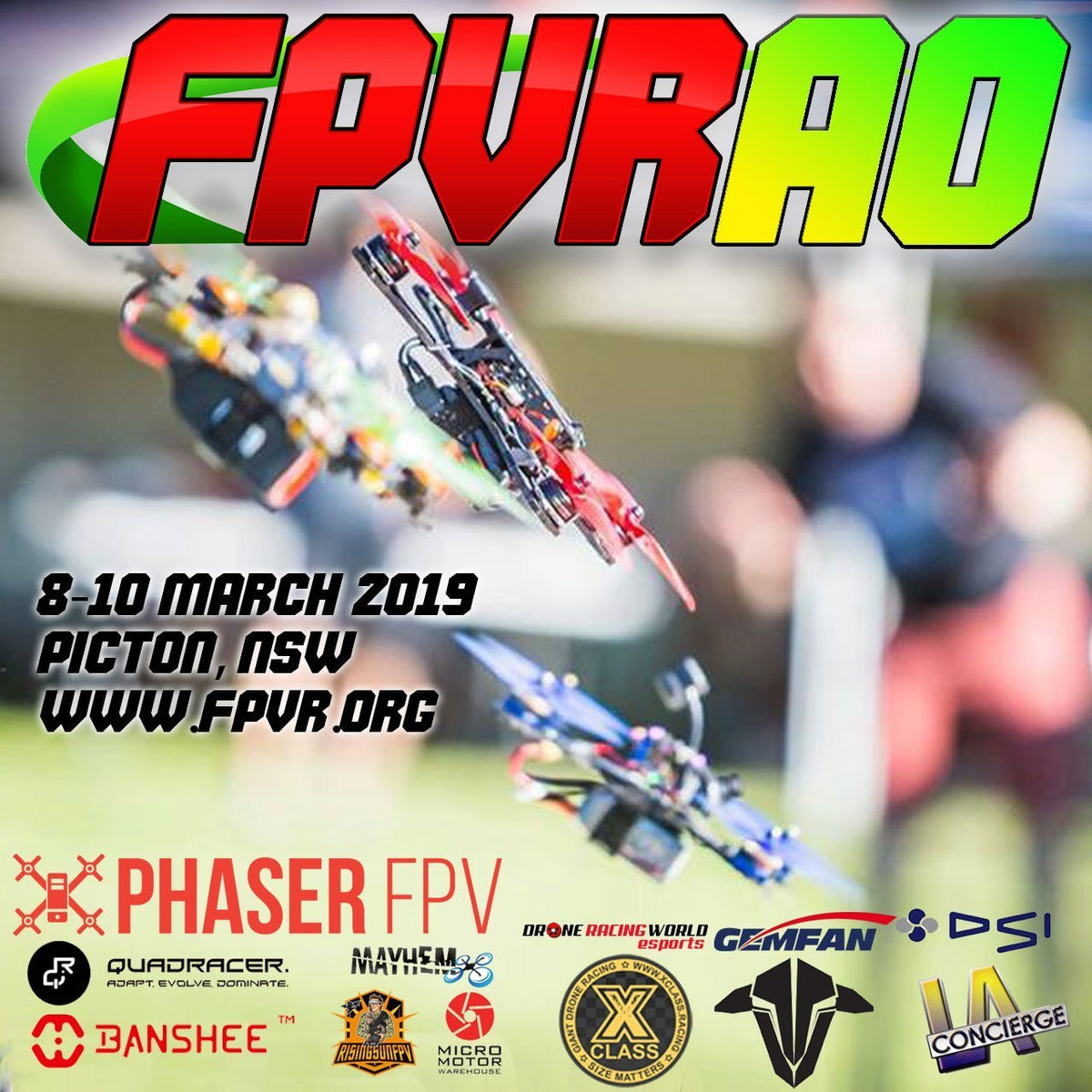 FPVR Australian Open (AO) 2019 Details - Phaser FPV