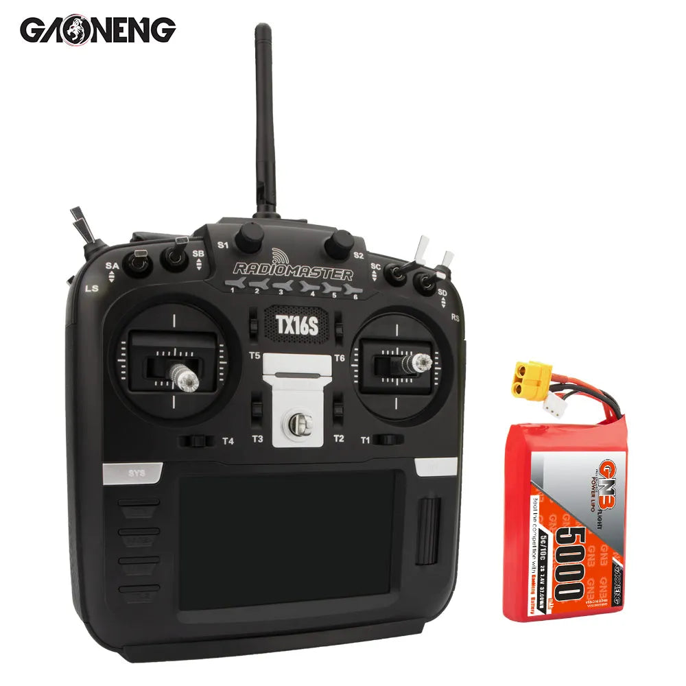GAONENG GNB 2S 7.4V 5000mAh 5C LiPo Battery XT60 for Radiomaster TX16S [DG]