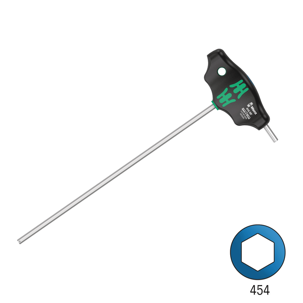 Wera 454 4.0mm x 200mm HF T-Handle Hex Plus Screwdriver 05023340001