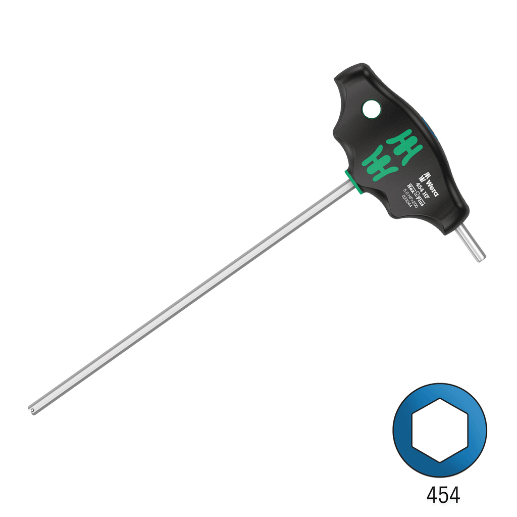 Wera 454 5.0mm x 200mm HF T-Handle Hex Plus Screwdriver 05023344001