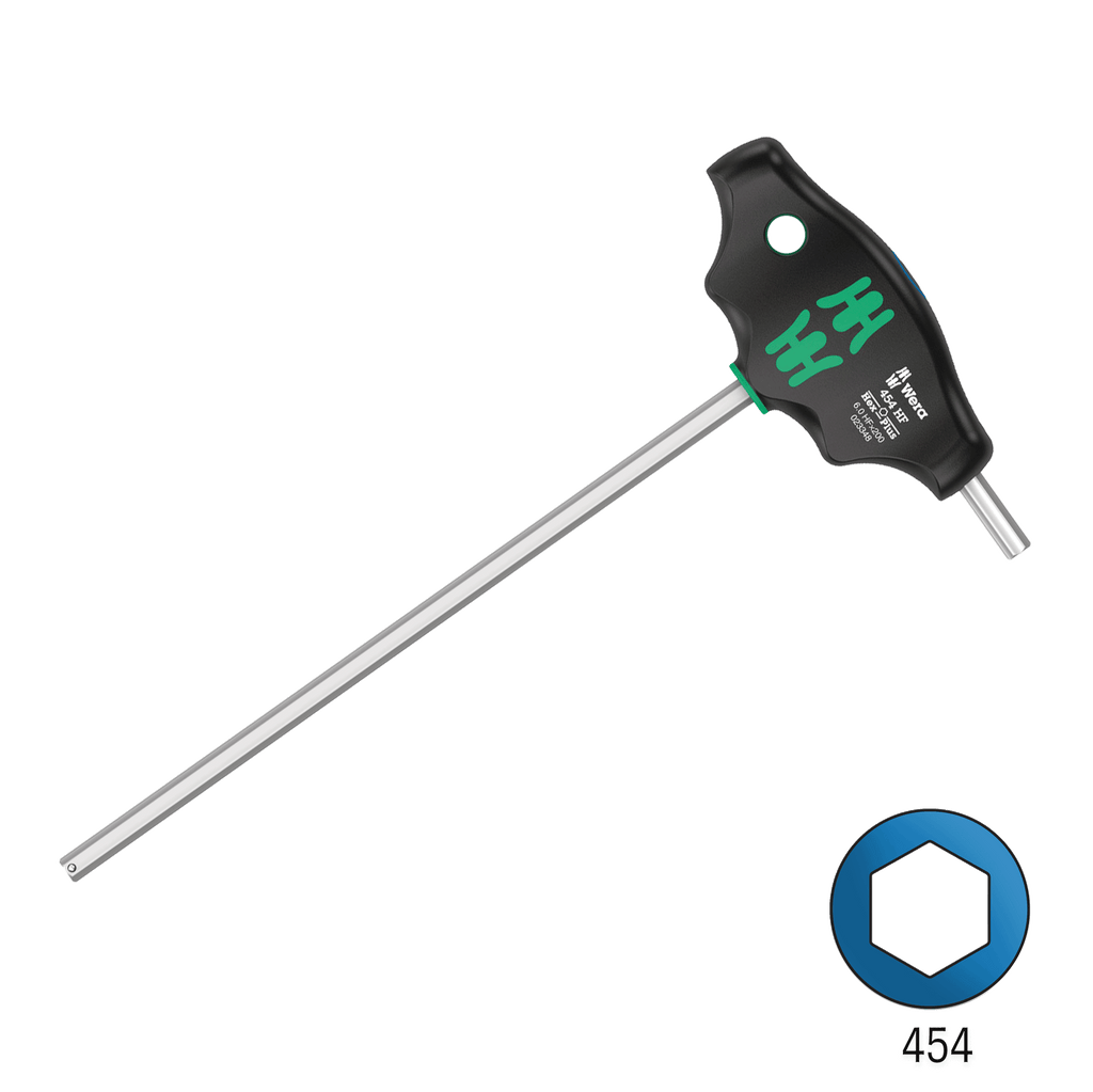 Wera 454 6.0mm x 200mm HF T-Handle Hex-Plus Screwdriver 05023348001