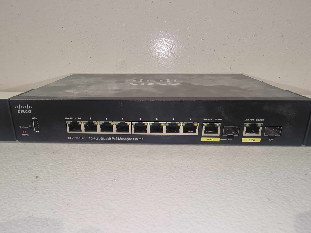 Cisco SG350-10 | USED | includes PSU [PC]