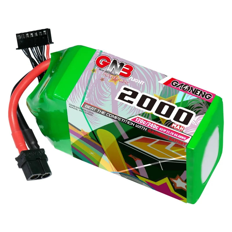 GAONENG GNB 6S 22.2V 2000mAh 120C XT60 LiPo Battery [DG]