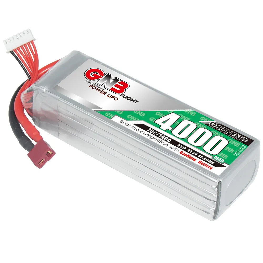 GAONENG GNB 6S 22.2V 4000mAh 70C LiPo Battery T-PLUG [DG]