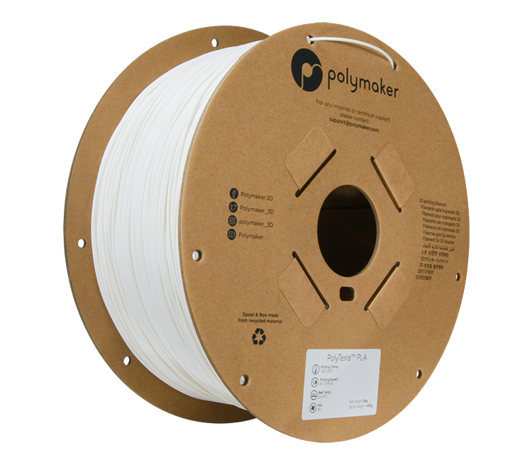 Polymaker PolyTerra PLA Matte 1.75mm Filament 3kg