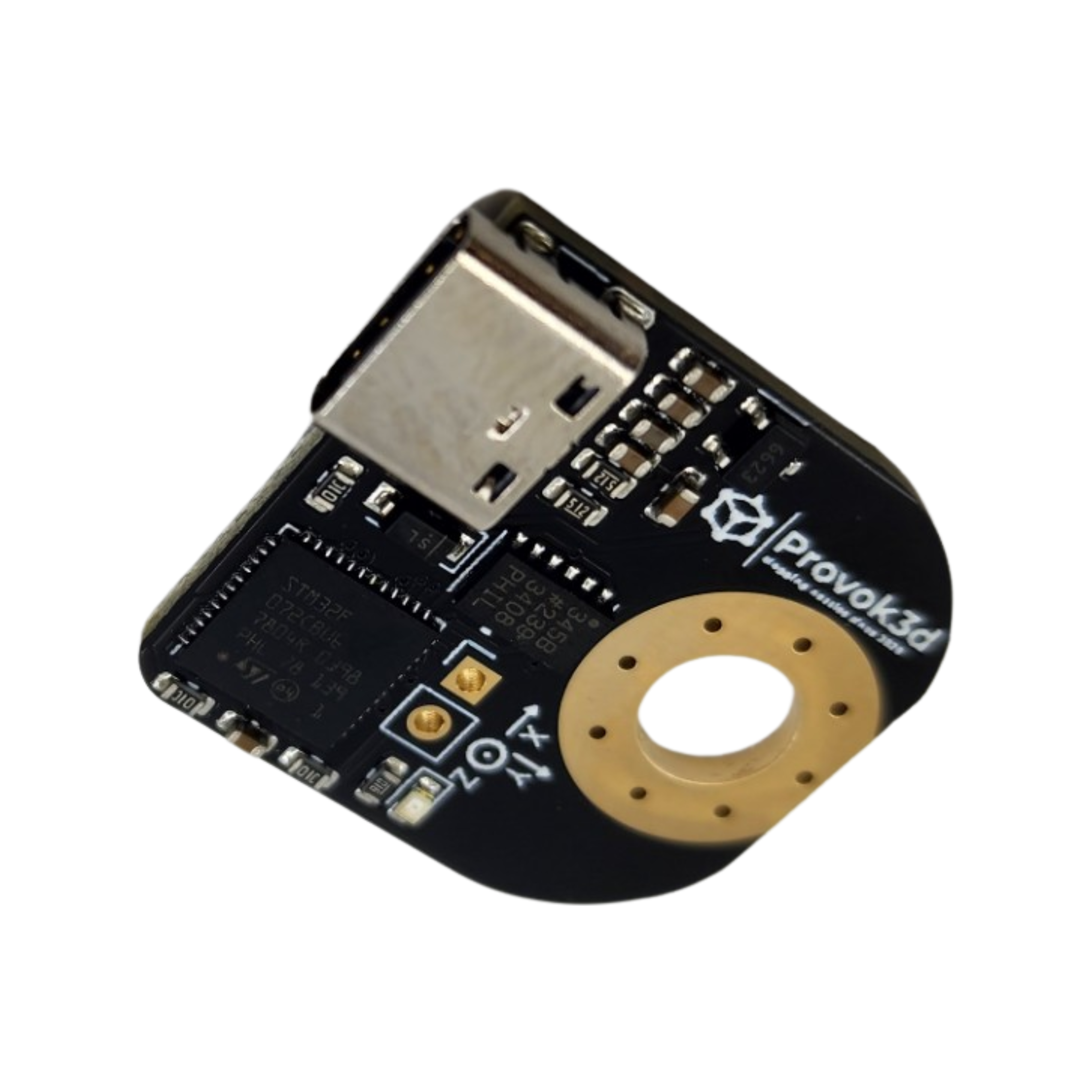 Nozzle Hard Mounted ADXL345 Accelerometer by provok3d / Boxxy