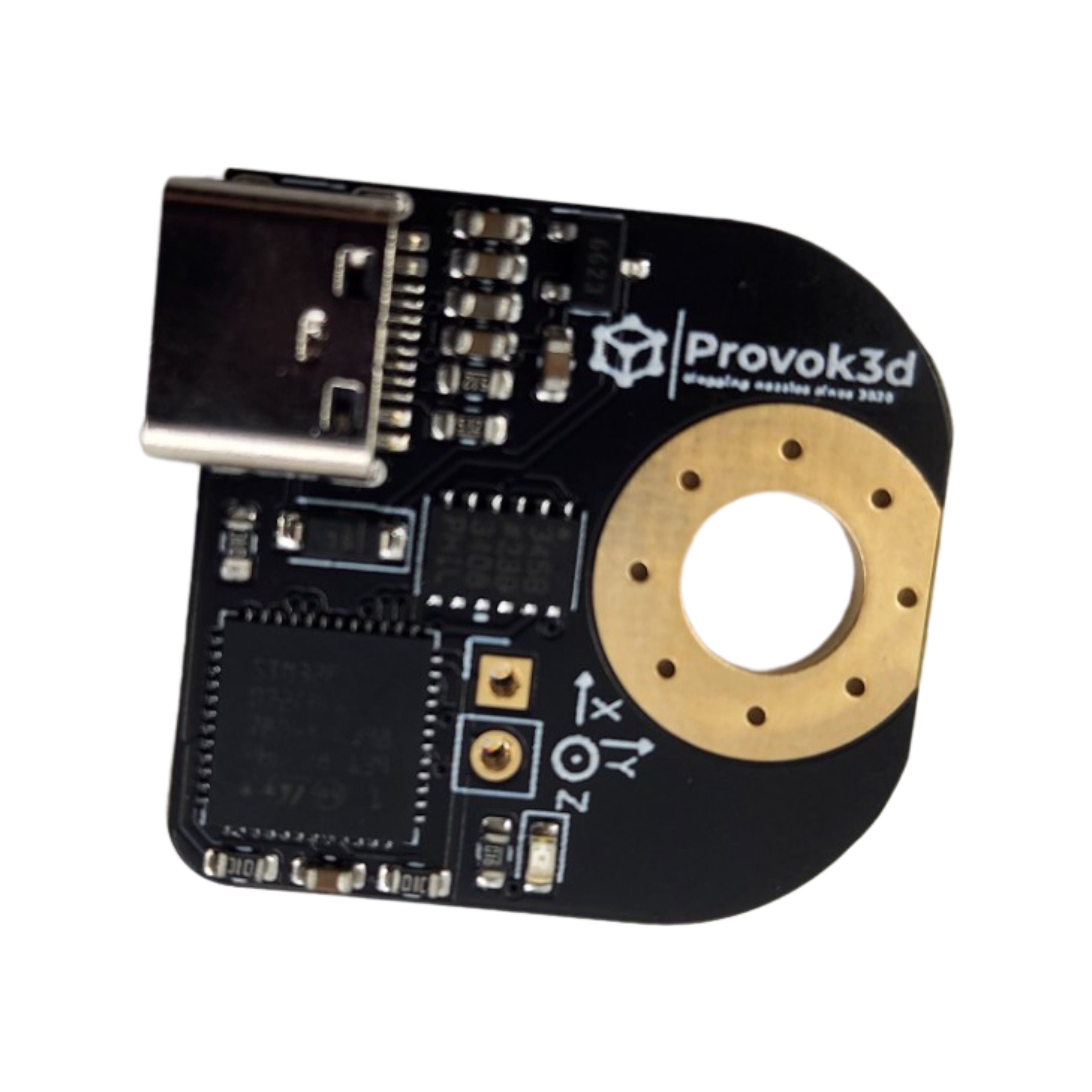 Nozzle Hard Mounted ADXL345 Accelerometer by provok3d / Boxxy