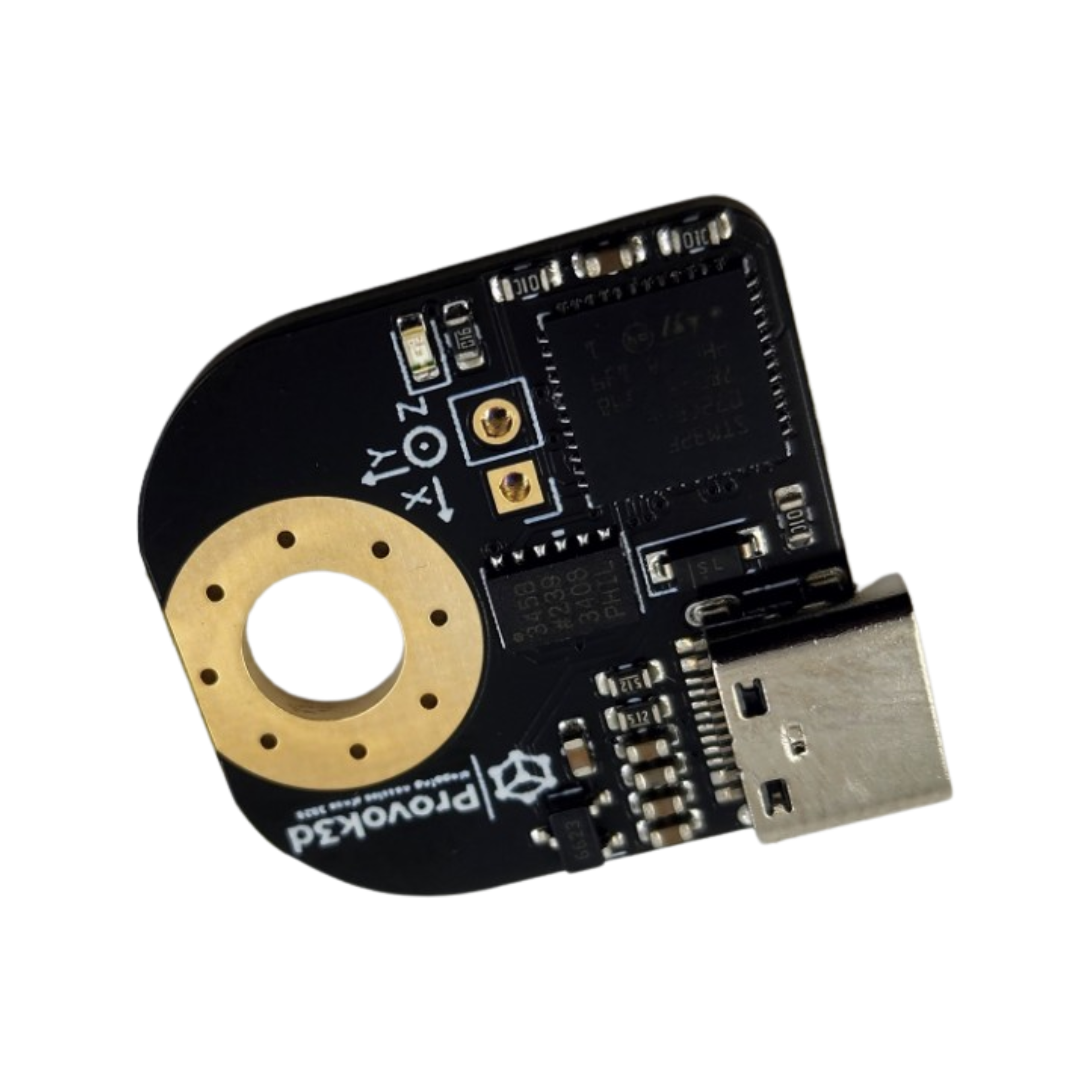Nozzle Hard Mounted ADXL345 Accelerometer by provok3d / Boxxy