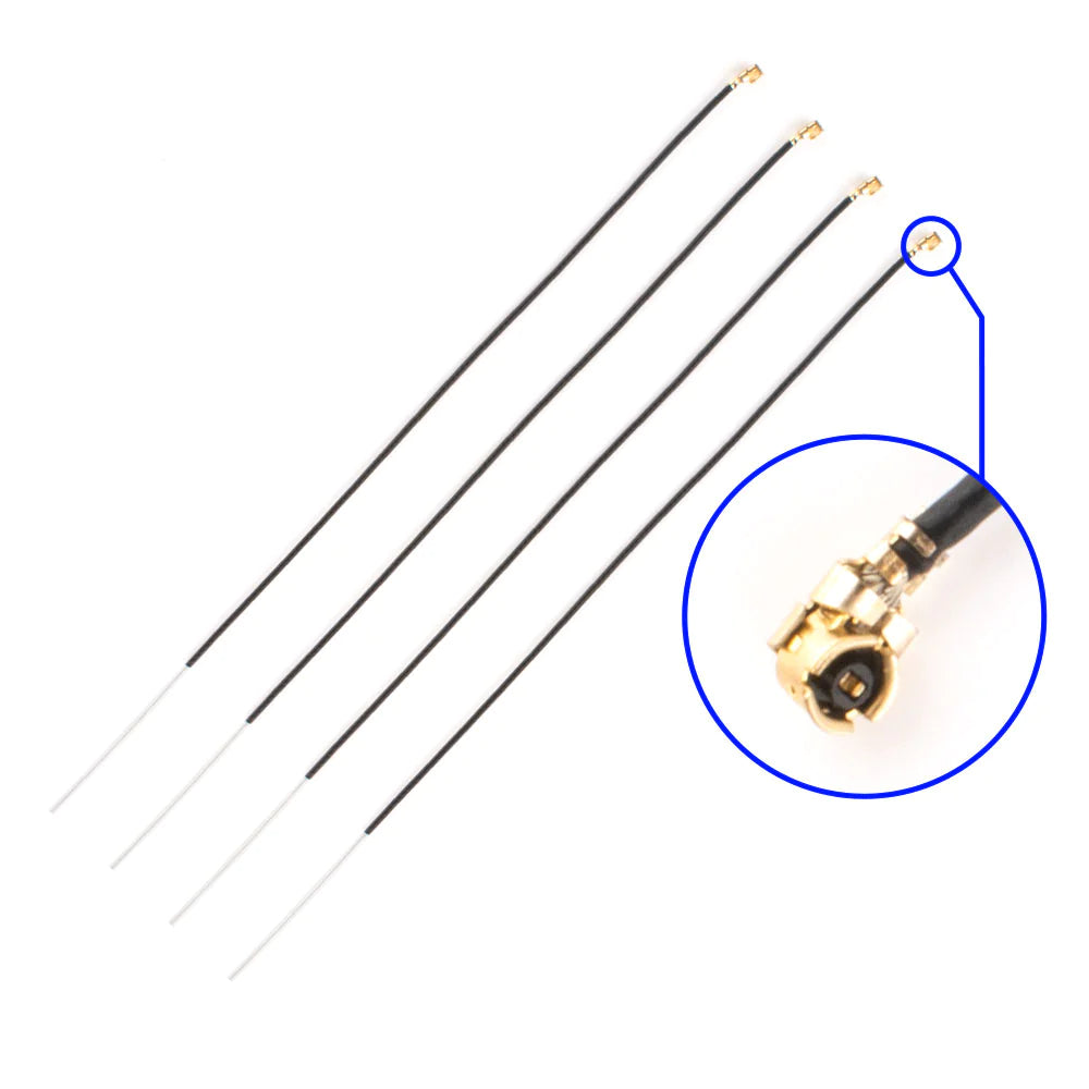 Radiomaster 2.4ghz Replacement Antenna forR84 R86 R86C R88 RP1 RP3 RP4TD RP4TD-M ER8 Receiver 4pc