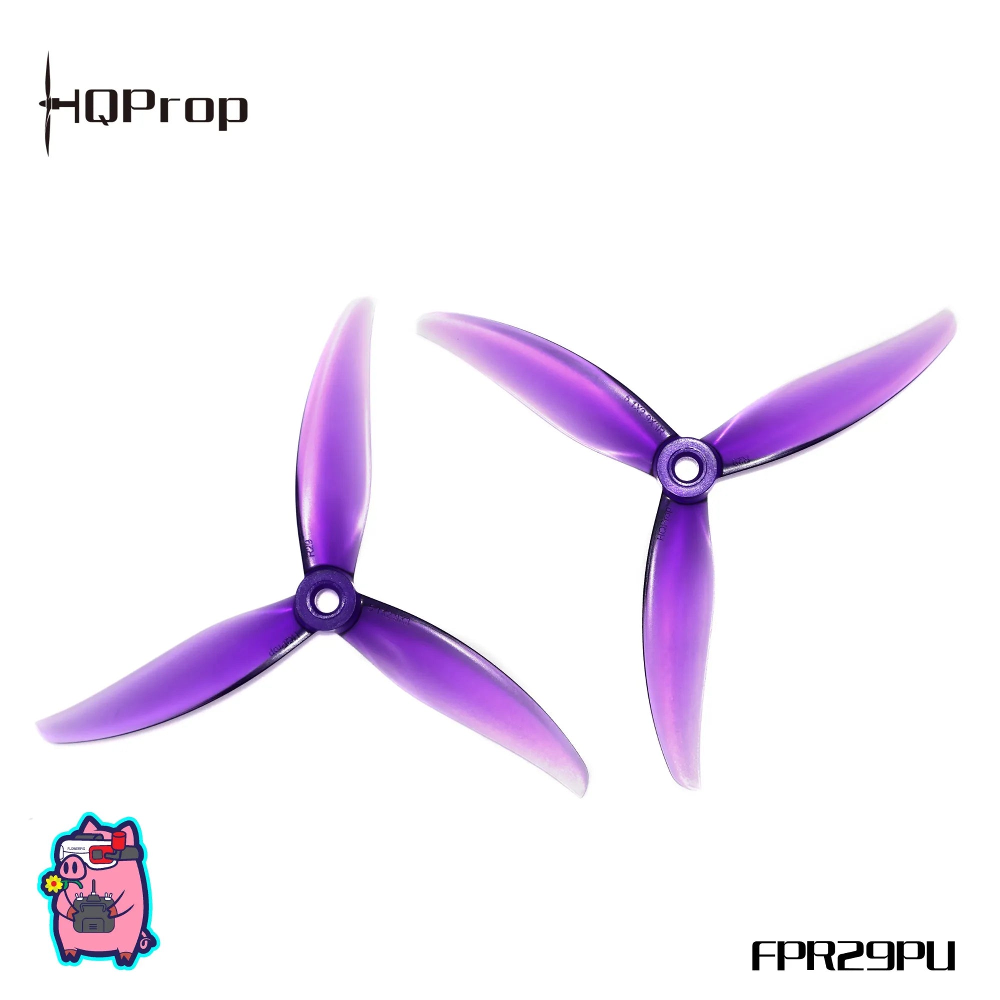 HQProp FlowerPig (2CW + 2CCW) Polycarbonate Props