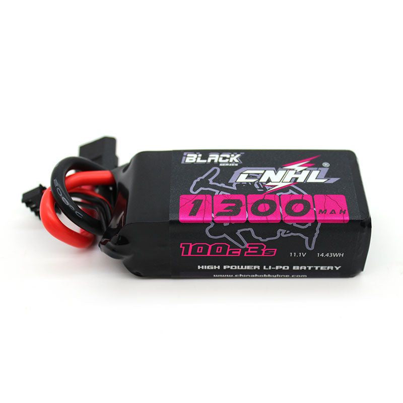 CNHL Black Series 1300mAh 11.1V 3S 100C Lipo Battery XT60 [DG]