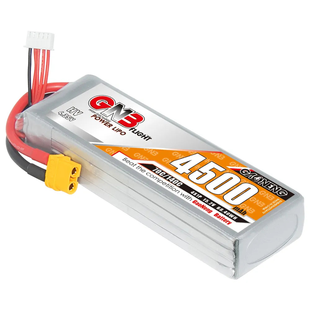 GAONENG GNB LiHV 4S 15.2V 4500mAh 70C LiPo Battery XT60 [DG]