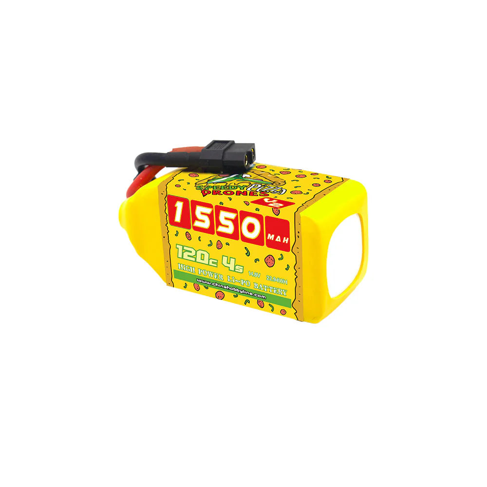 CNHL Speedy Pizza 1550mAh 14.8V 120C 4S Lipo Battery [DG]