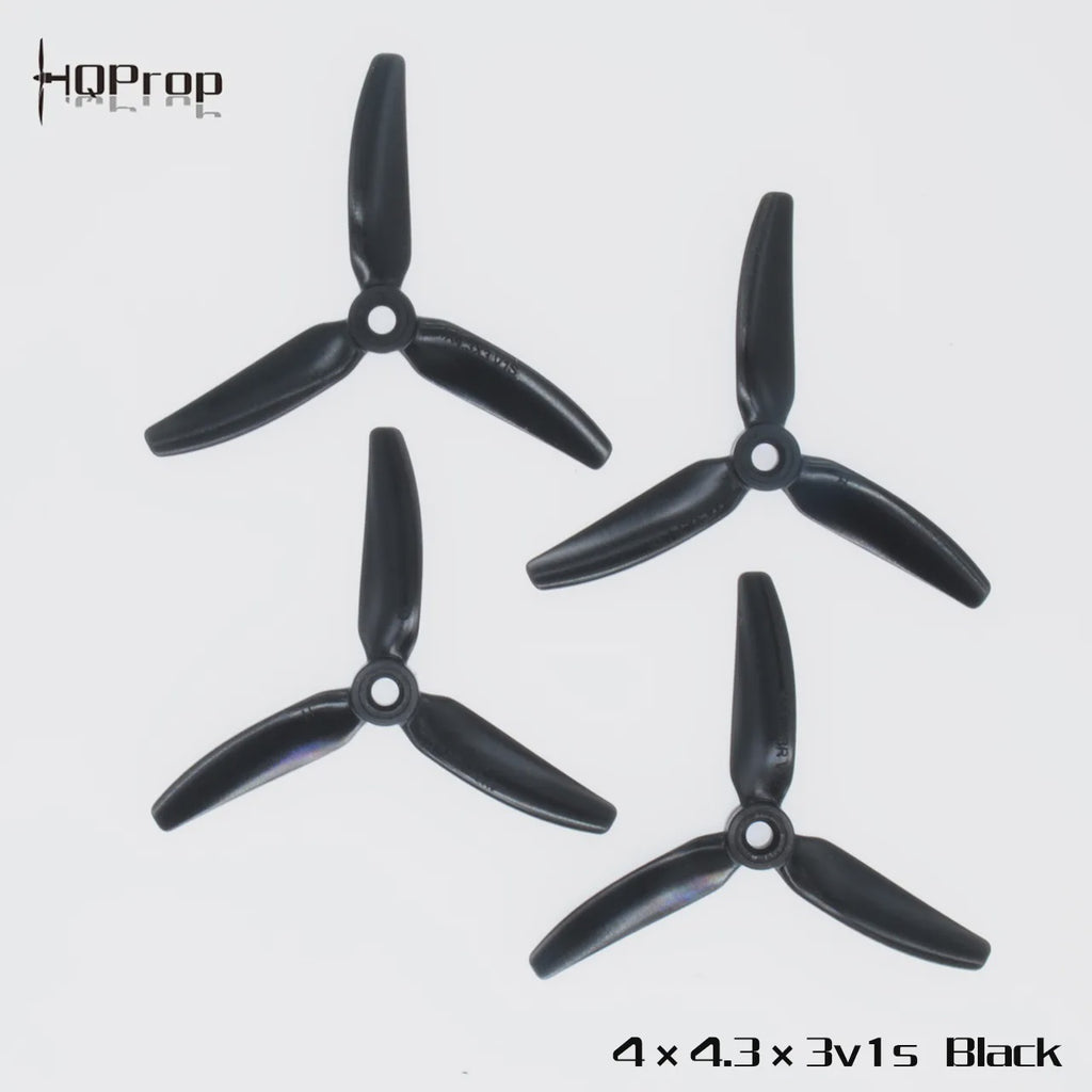 HQProp 4X4.3X3V1S (2CW+2CCW)-Poly Carbonate