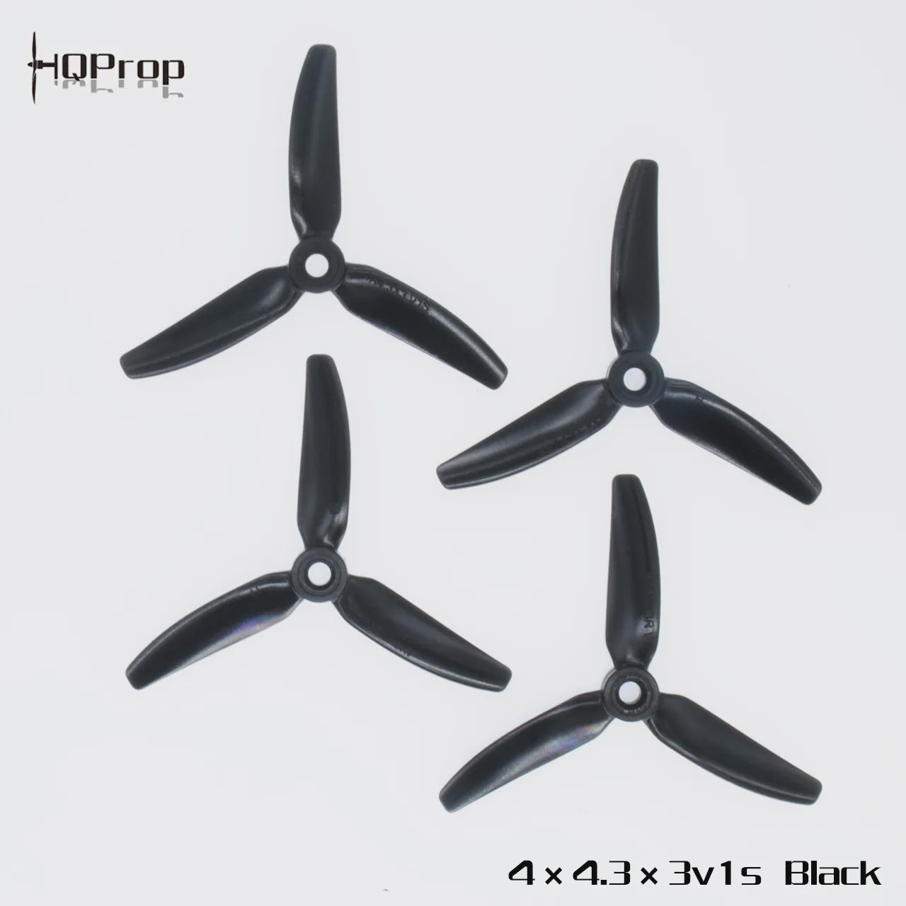 HQProp 4X4.3X3V1S (2CW+2CCW)-Poly Carbonate