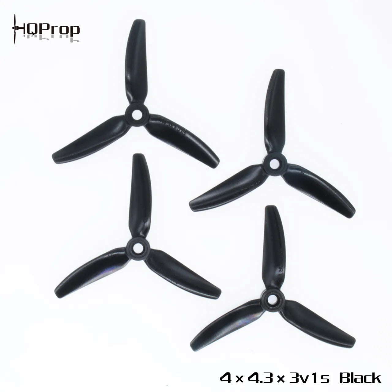 HQProp 4X4.3X3V1S (2CW+2CCW)-Poly Carbonate