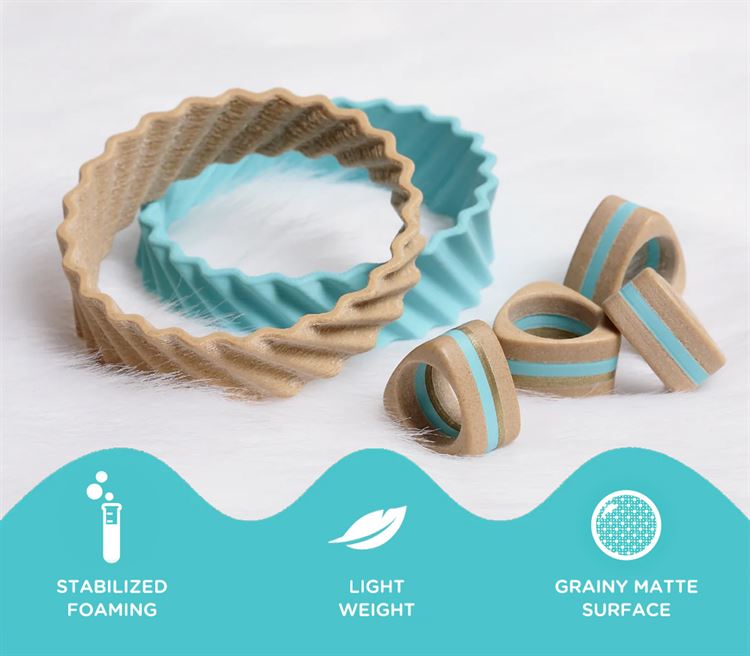 Polymaker Polylite LW-PLA PolyWood  1.75mm Filament 600g