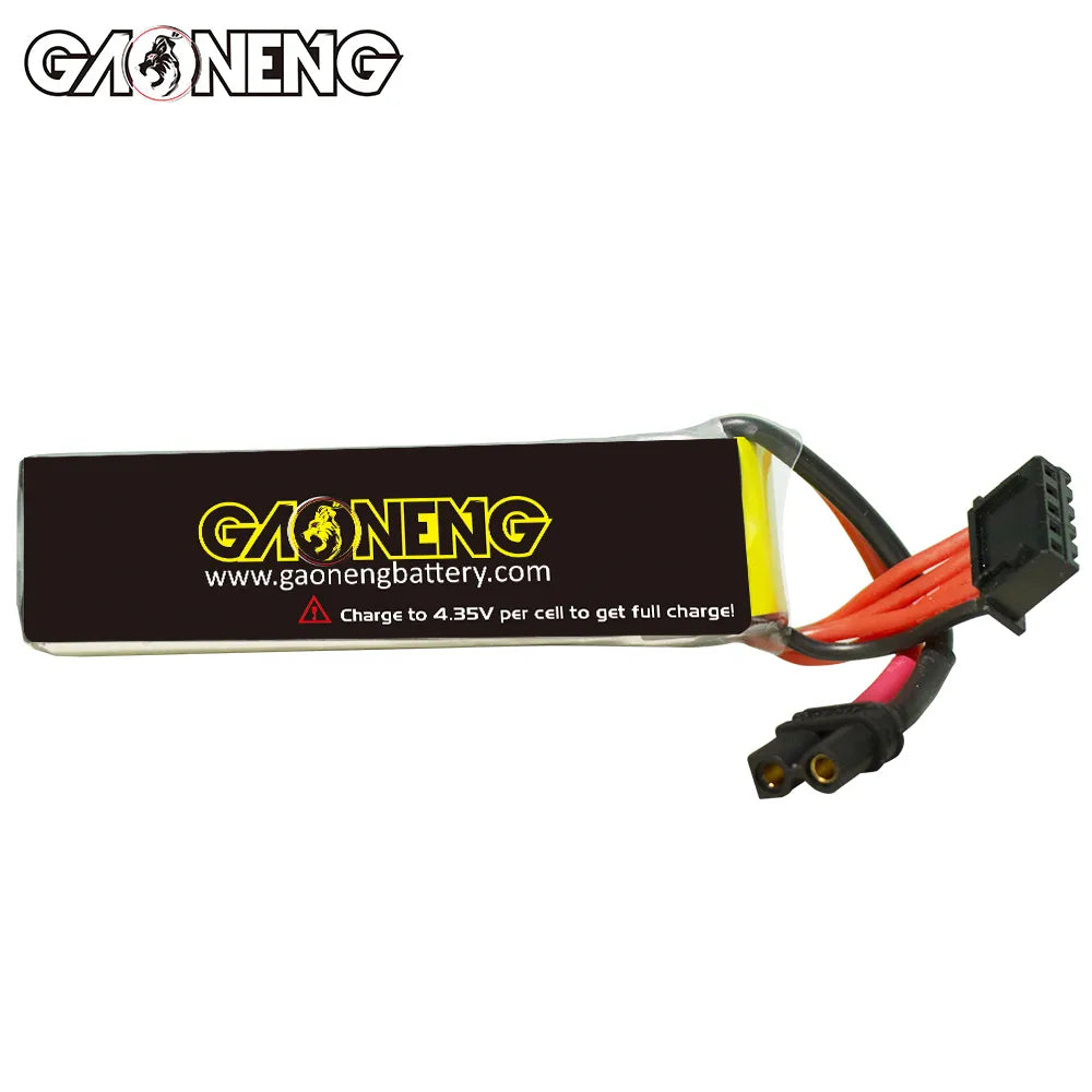 GAONENG GNB 4S 15.2V 660mAh 90C XT30 LiPo Battery Long Type [DG]