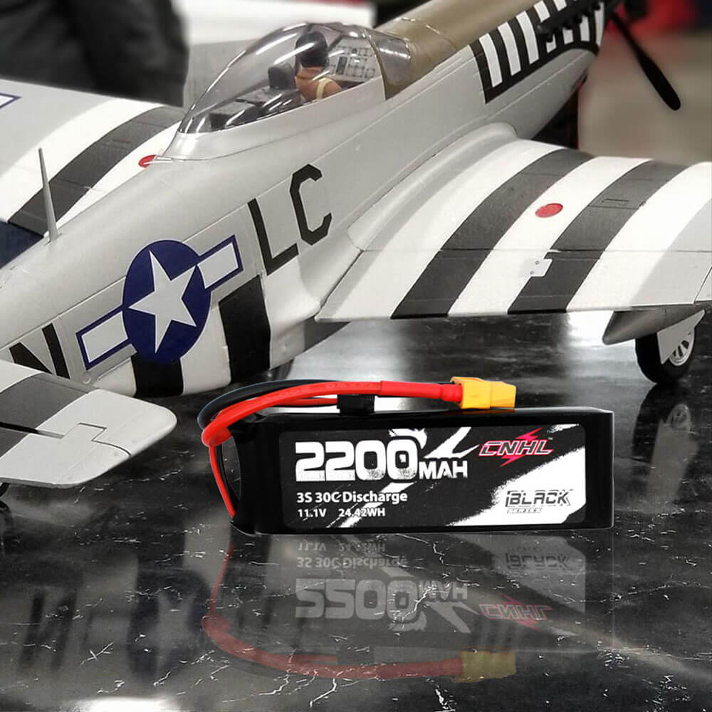CNHL Black Series 2200mAh 3S 11.1V 30C Lipo Battery [DG]