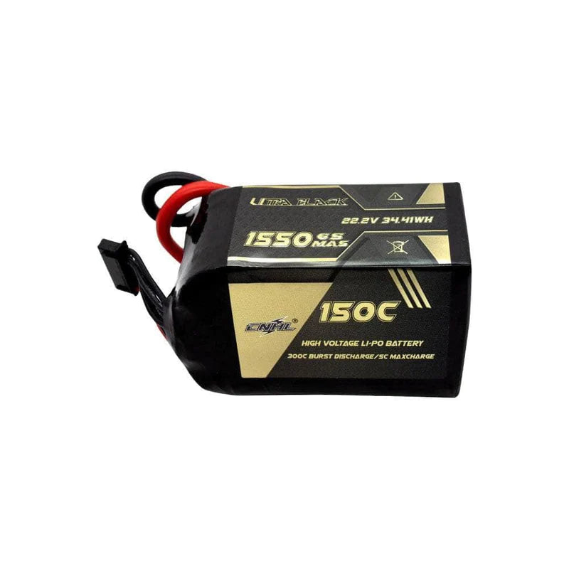 Chinahobbyline CNHL Ultra Black Series 22.2V 6S 1550mAh 150C LiPo Battery [DG]