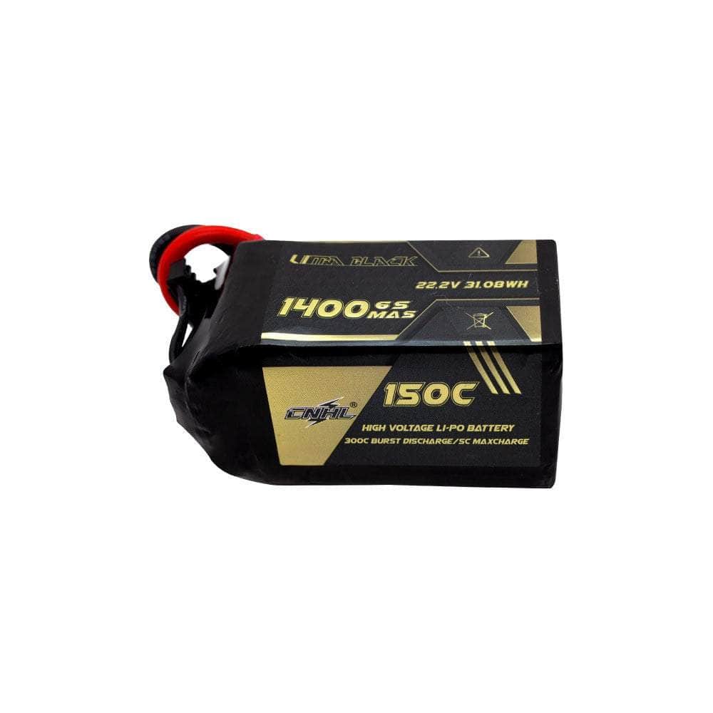 Chinahobbyline CNHL Ultra Black Series 22.2V 6S 1400mAh 150C LiPo Battery [DG]