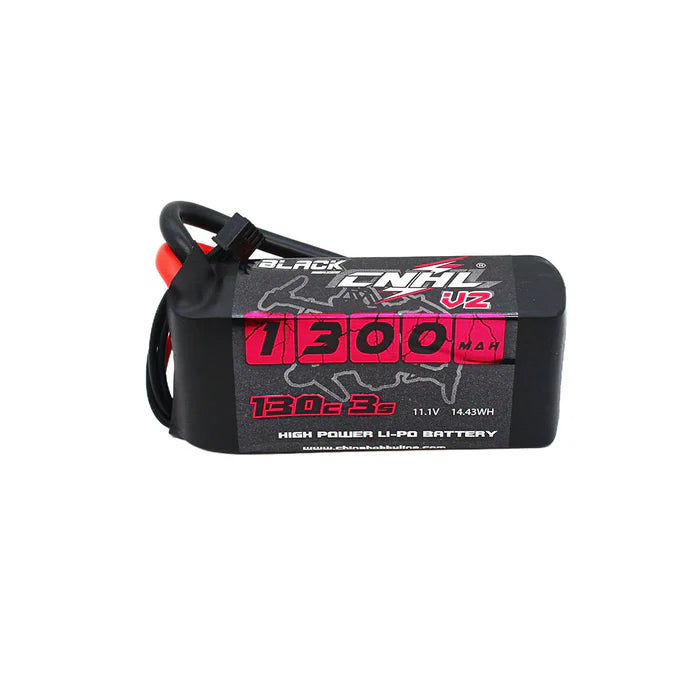 CNHL Black Series V2.0 1300mAh 11.1V 3S 130C Lipo Battery [DG]