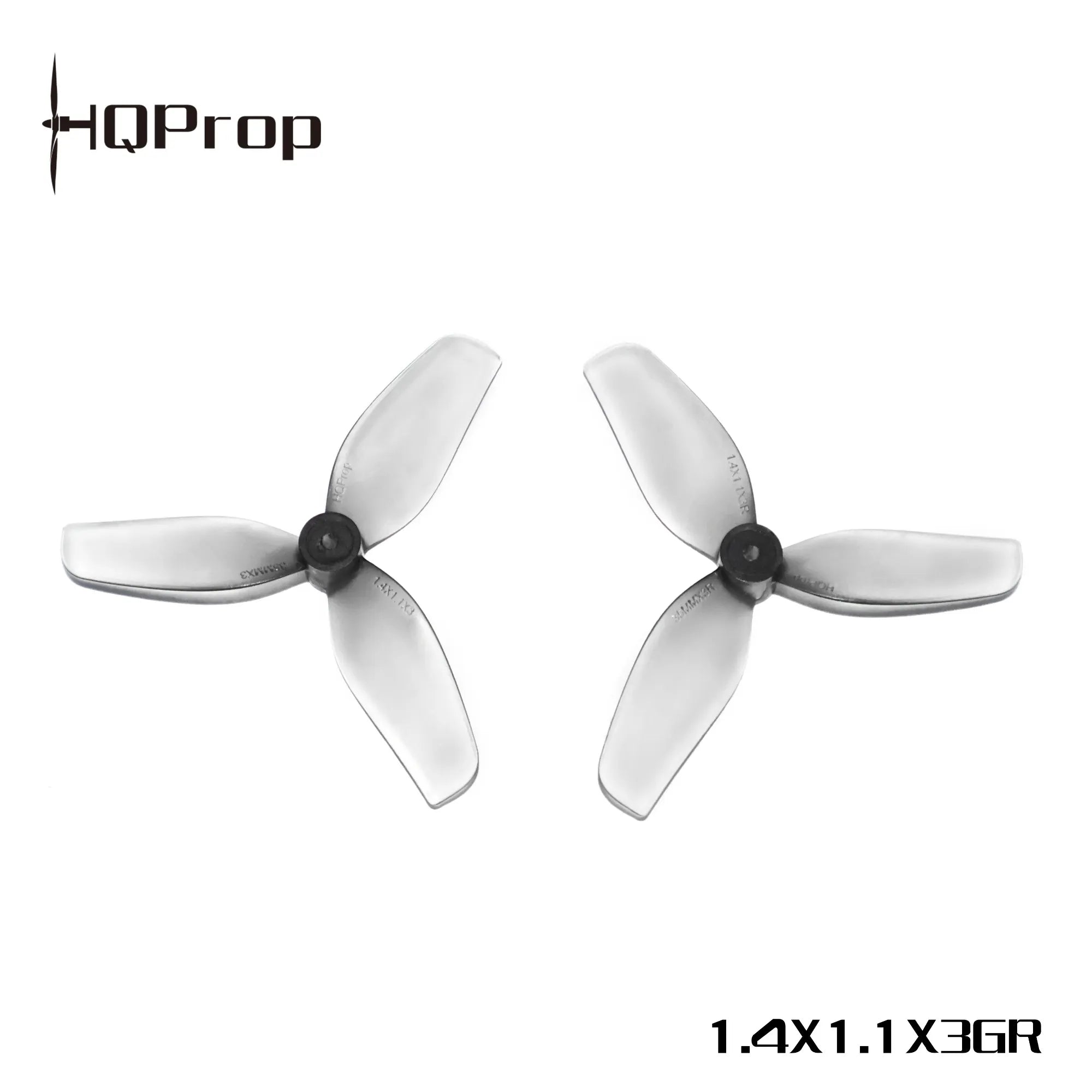 HQProp Ultralight Tri Blade Whoop Prop 35mm (1.4x1.1x3) (2CW + 2CCW) Polycarbonate