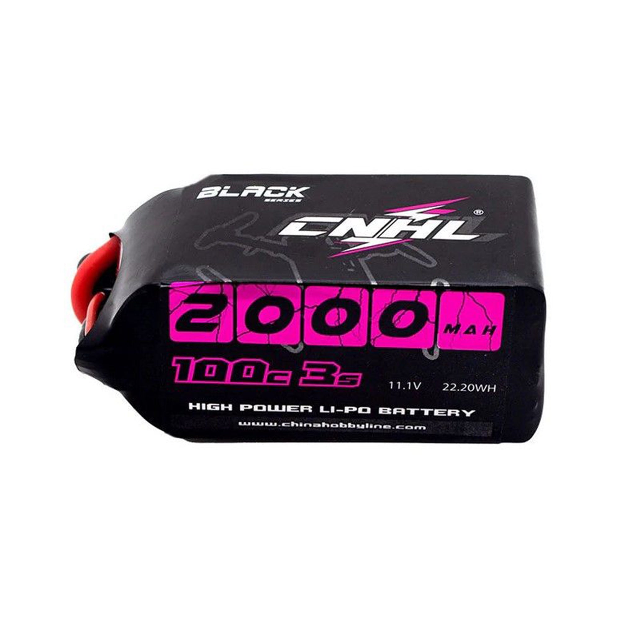 CNHL Black Series 2000mAh 11.1V 3S 100C Lipo Battery [DG]