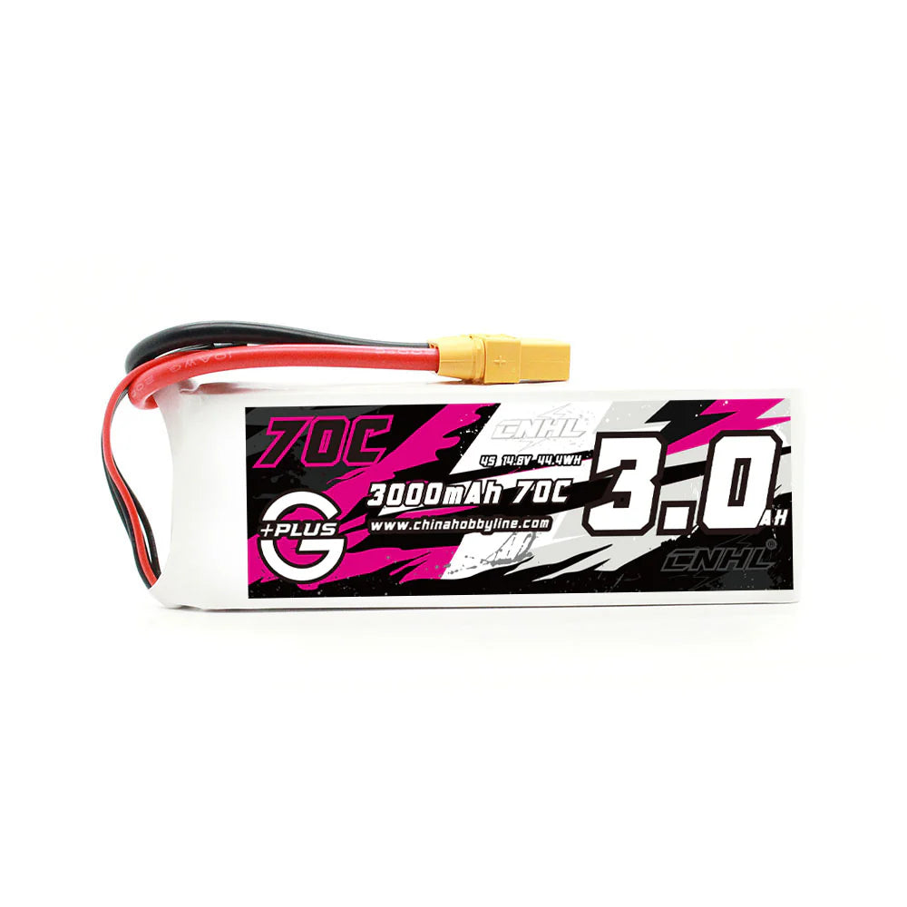 CNHL G+Plus 3000mAh 14.8V 4S 70C Lipo Battery XT90 [DG]