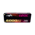 CNHL Racing Series LiHV 6000mAh 7.6V 2S 120C HV Hard Case Lipo Battery EC5 [DG]