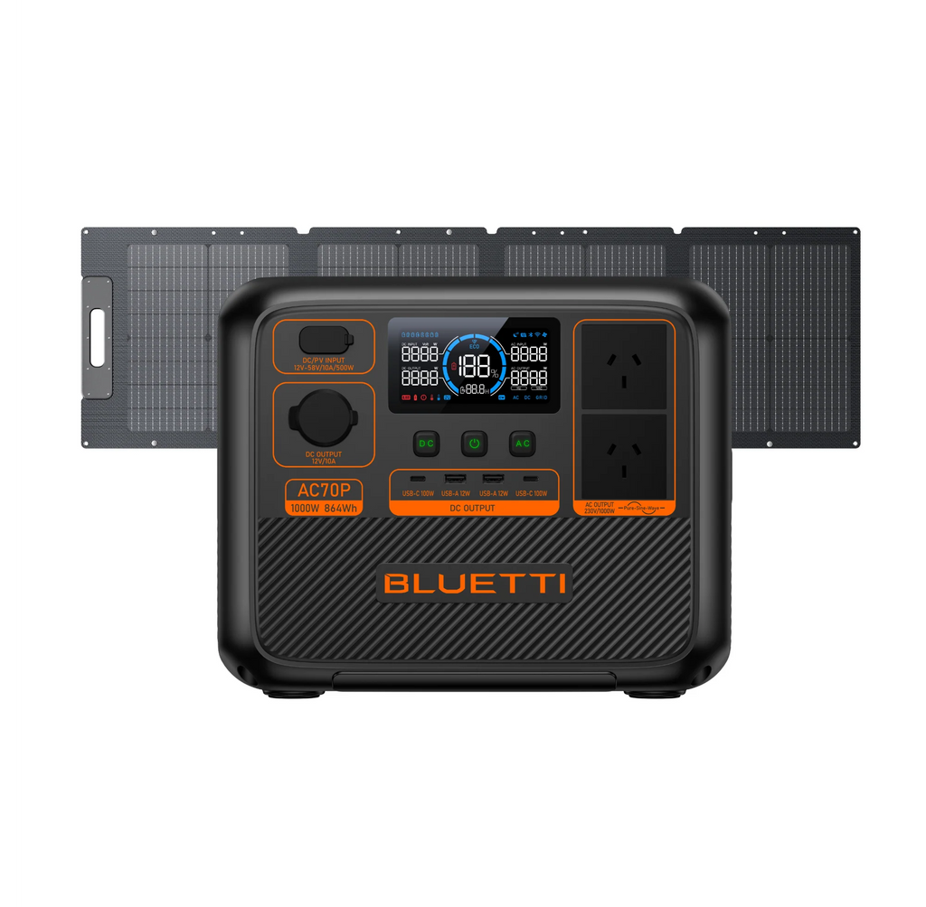 Bluetti AC70P Portable Power Station 1000W 864Wh