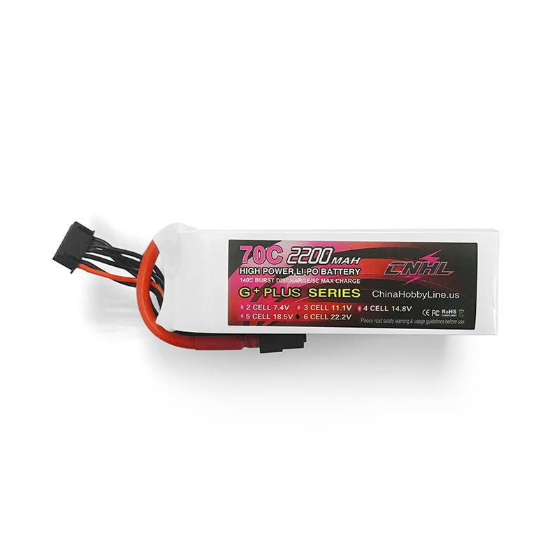 CNHL G+Plus 2200mAh 22.2V 6S 70C Lipo Battery XT60 [DG]