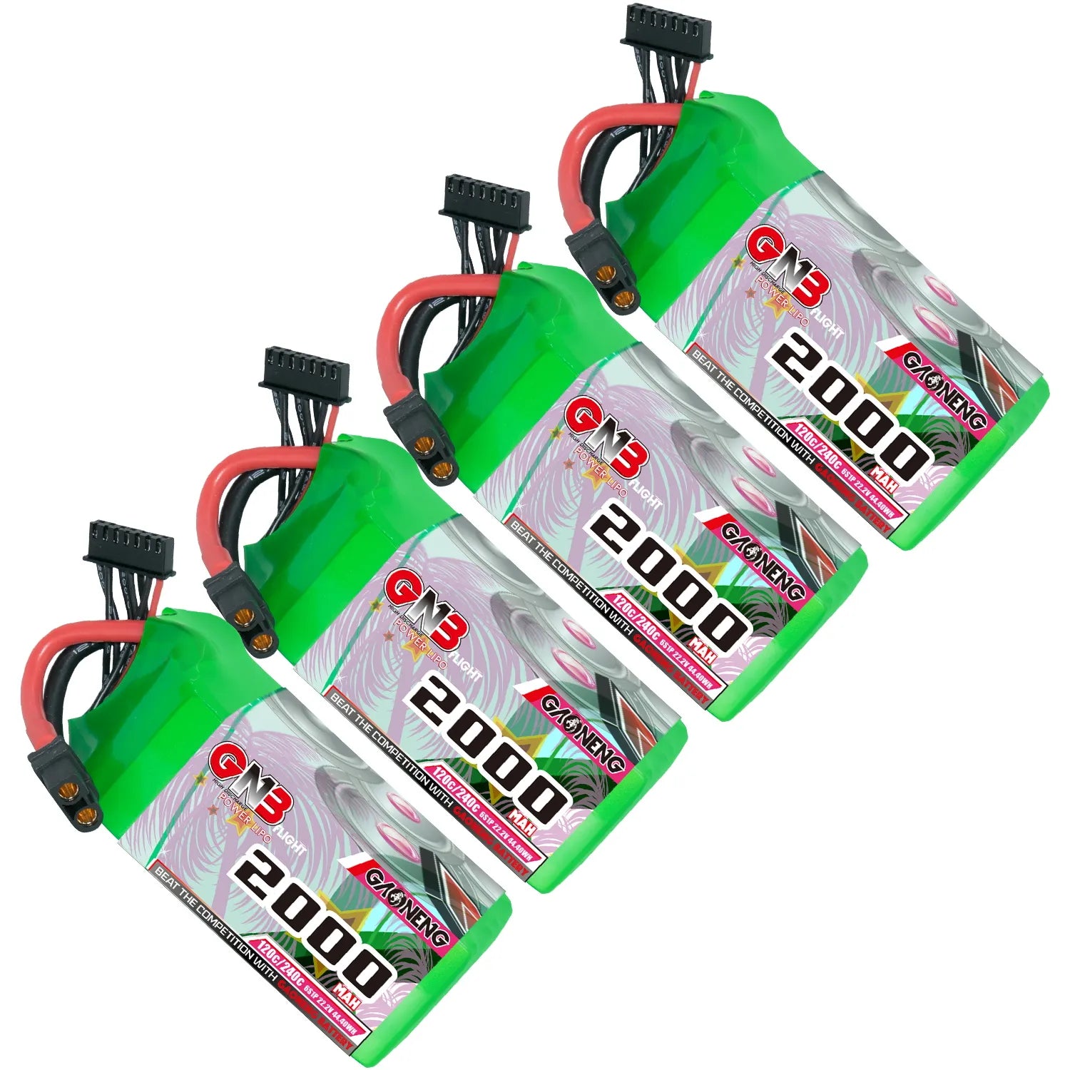GAONENG GNB 6S 22.2V 2000mAh 120C XT60 LiPo Battery [DG]