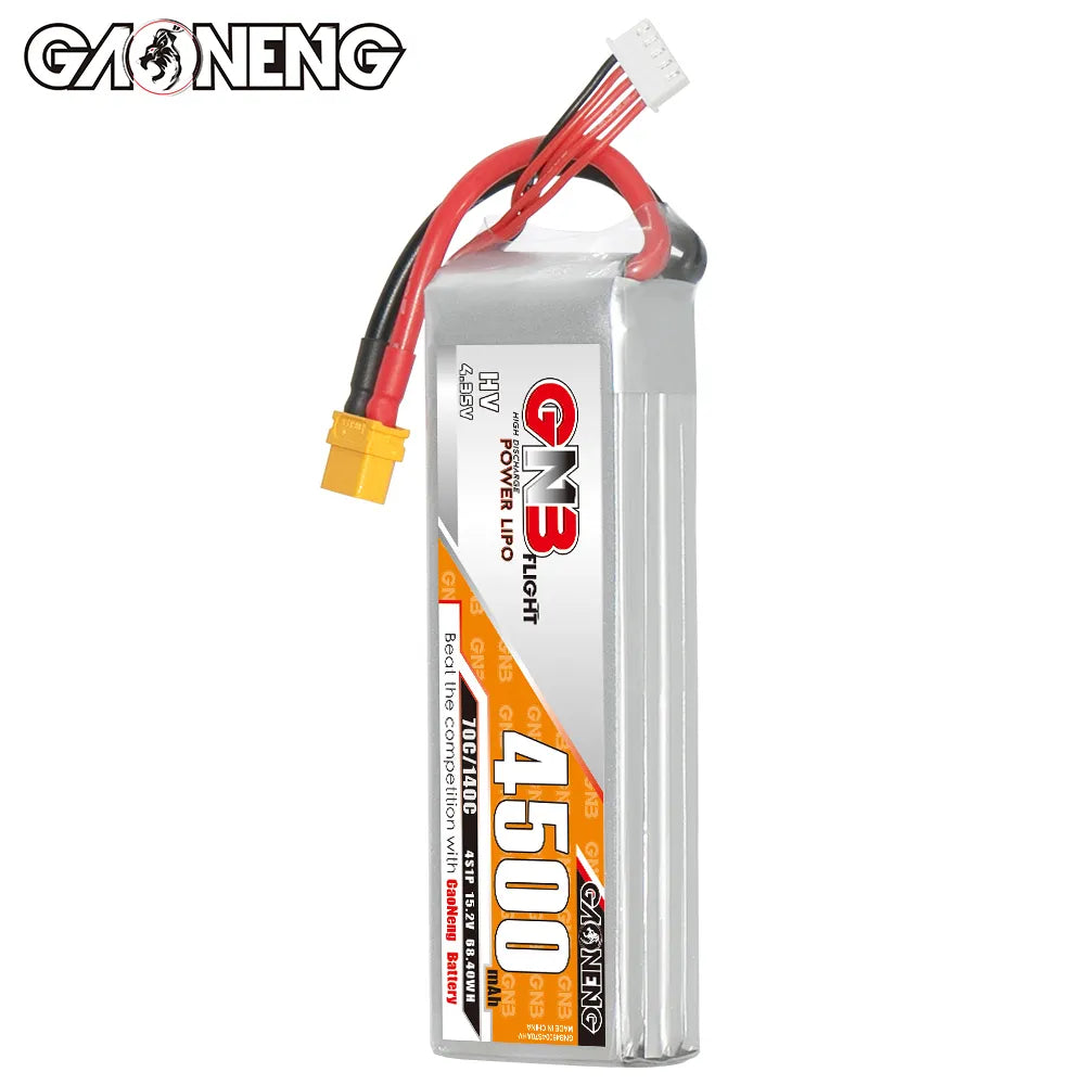 GAONENG GNB LiHV 4S 15.2V 4500mAh 70C LiPo Battery XT60 [DG]