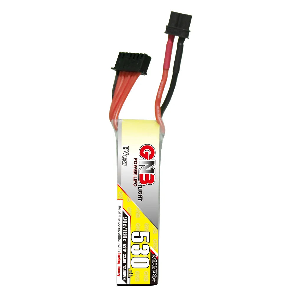 GAONENG GNB LiHV 6S 22.8V 530mAh 90C XT30 LiPo Battery Long Type [DG]