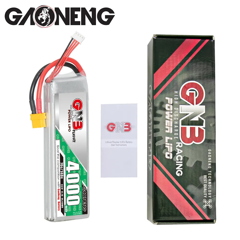 GAONENG GNB 3S 11.1V 4000mAh 70C LiPo Battery XT60 [DG]