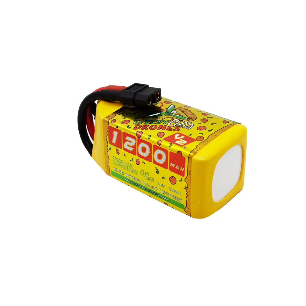 CNHL Speedy Pizza V2.0 1200mAh 14.8v  4S 120C Lipo Battery XT60 [DG]