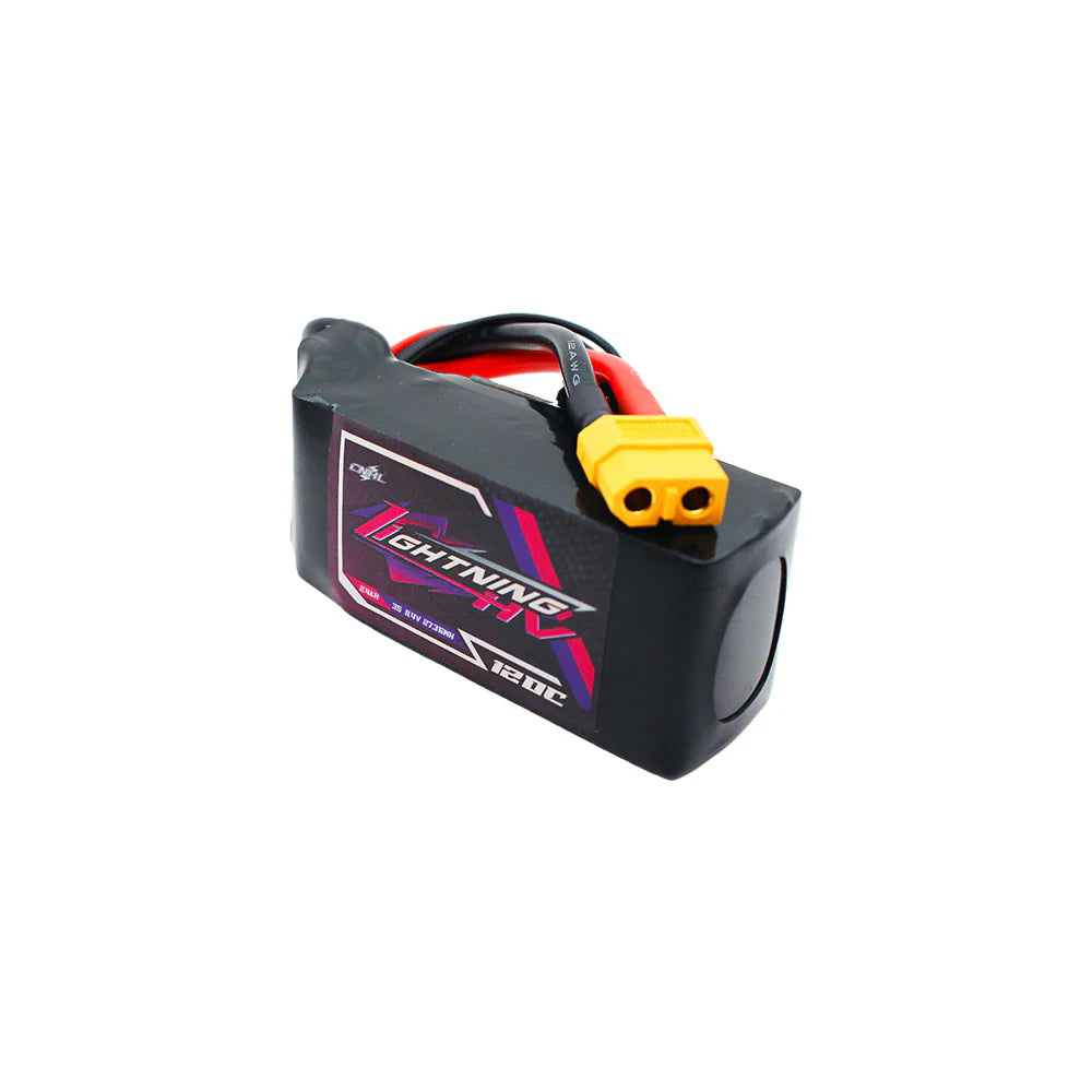 CNHL Lightning LiHV 2400mAh 11.4V 3S 120C HV Shorty Lipo Battery [DG]