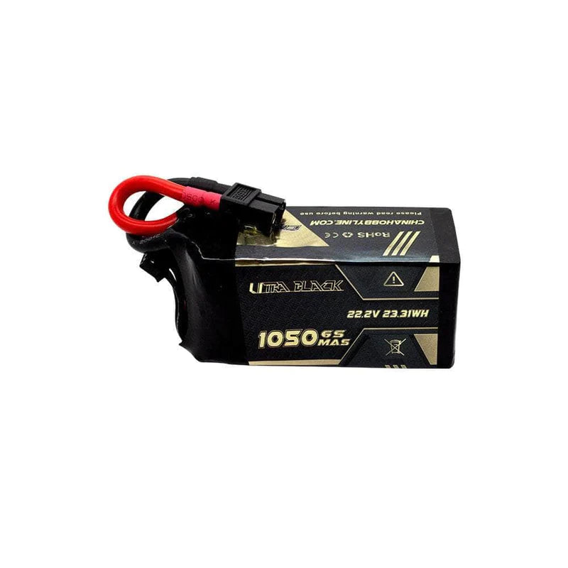 Chinahobbyline CNHL Ultra Black Series 22.2V 6S 1050mAh 150C LiPo Battery [DG]