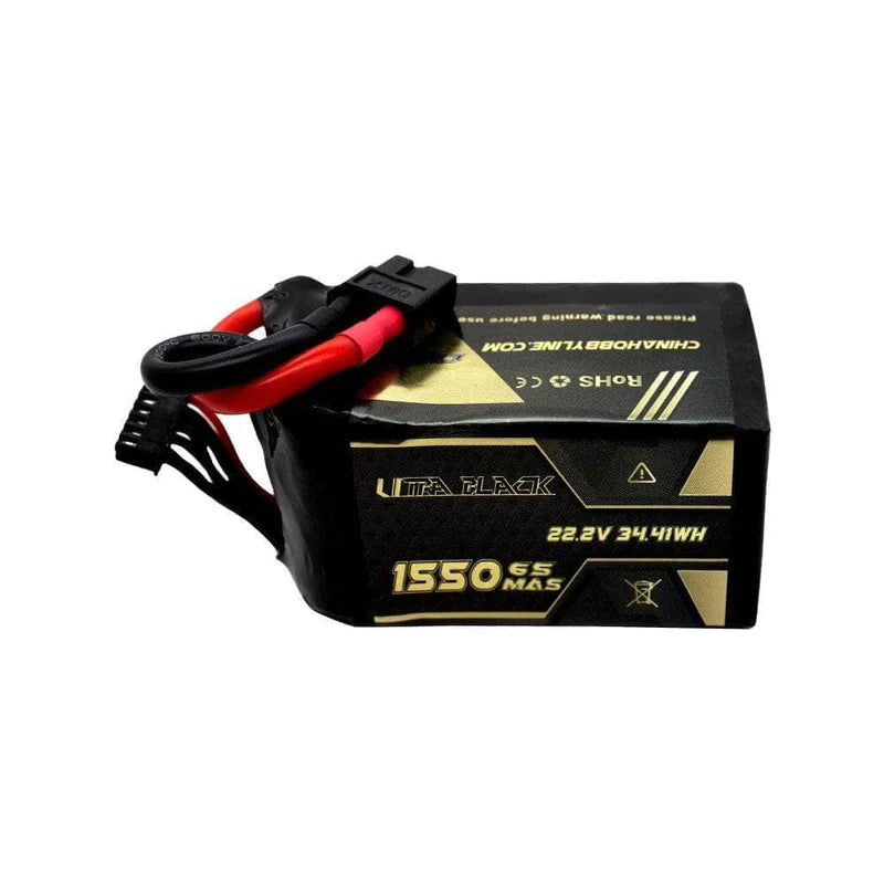 Chinahobbyline CNHL Ultra Black Series 22.2V 6S 1550mAh 150C LiPo Battery [DG]