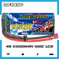 GAONENG GNB 4S 14.8V 5500mAh 100C Cabled 4S LCG Hard Case LiPo Battery T-PLUG [DG]
