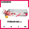 GAONENG GNB LiHV 6S 22.8V 550mAh 100C XT30 LiPo Battery Long Type [DG]