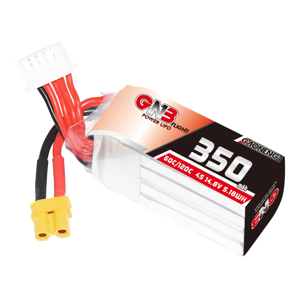 GAONENG GNB 4S 14.8V 350mAh 60C XT30 LiPo Battery [DG]