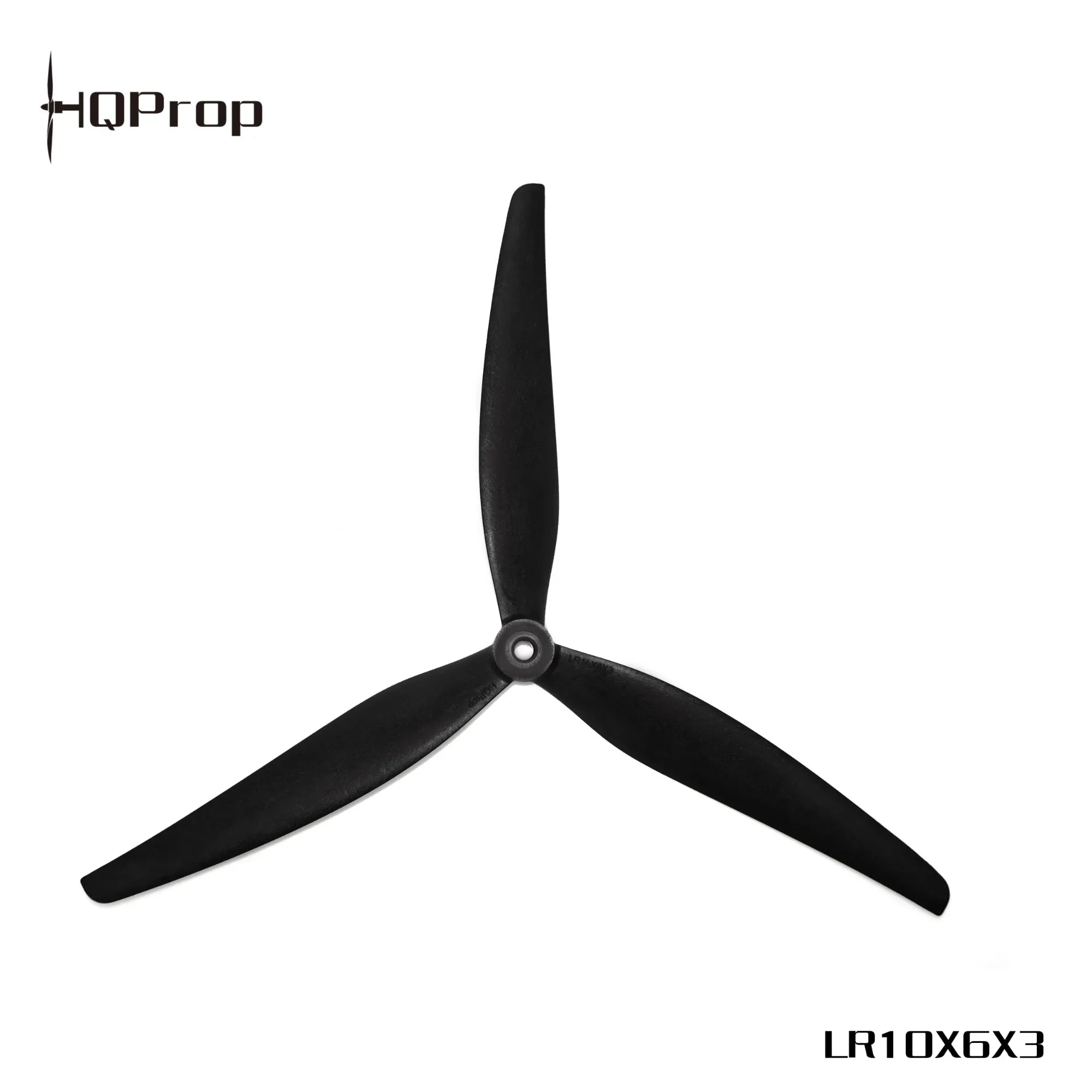 HQProp LR10x6x3 (1CCW + 1CW) Black Glass Fibre Reinforced Nylon Props