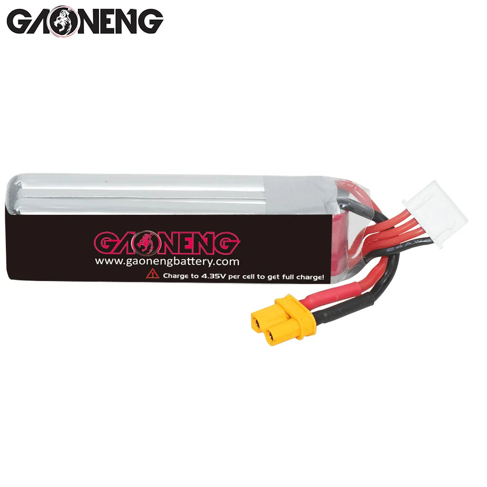 GAONENG GNB LiHV 3S 11.4V 550mAh 100C XT30 LiPo Battery Long Type [DG]