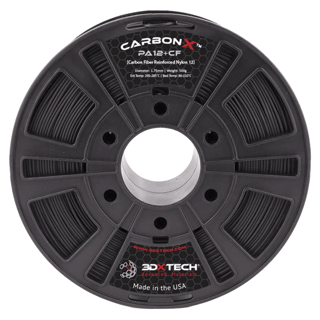 3DXTech CarbonX Nylon 12+CF 1.75mm Filament 750g