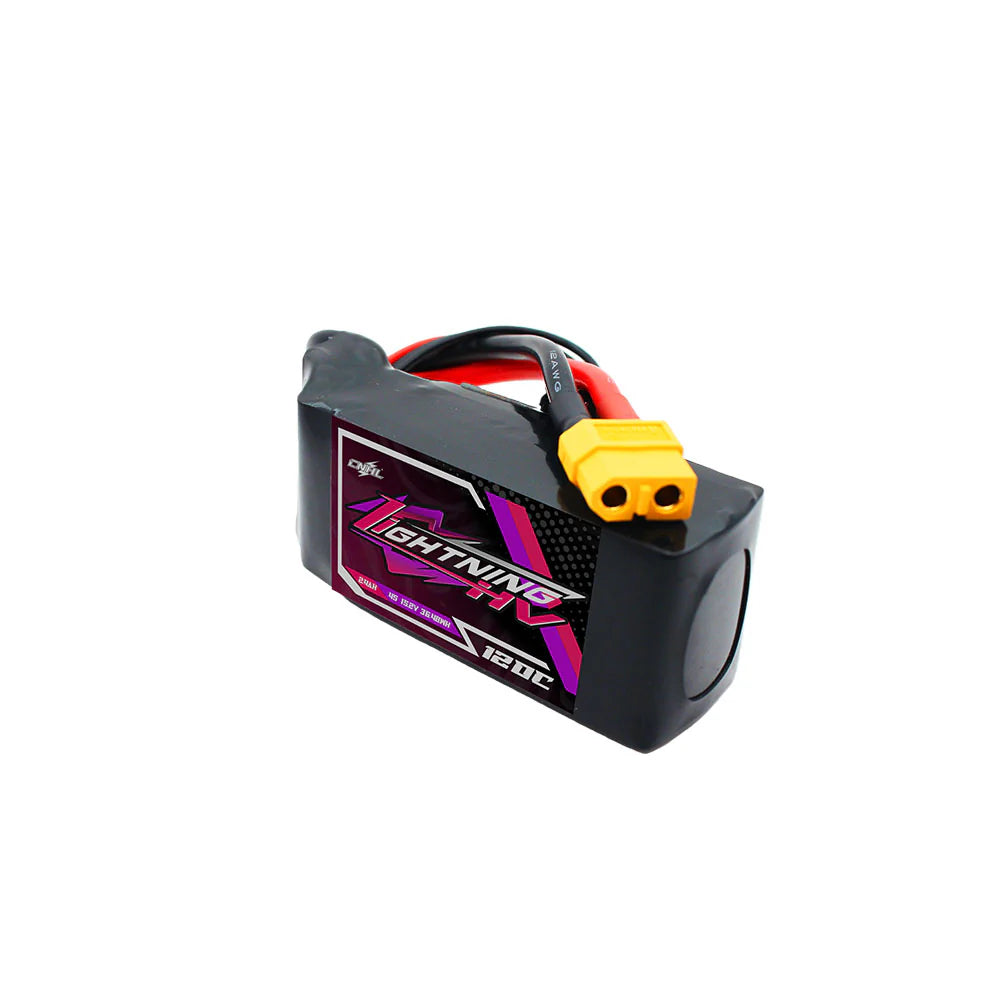 CNHL LiHV Lightning 2400mAh 15.2V 4S 120C HV Shorty Lipo Battery [DG]