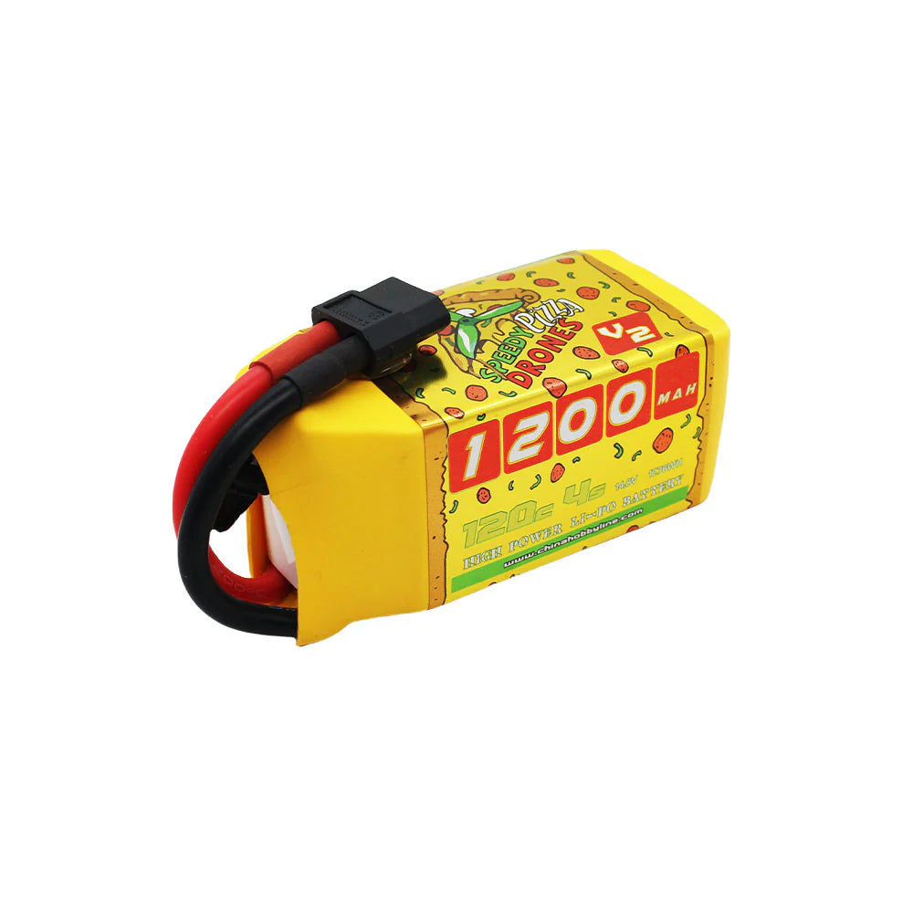 CNHL Speedy Pizza V2.0 1200mAh 14.8v  4S 120C Lipo Battery XT60 [DG]