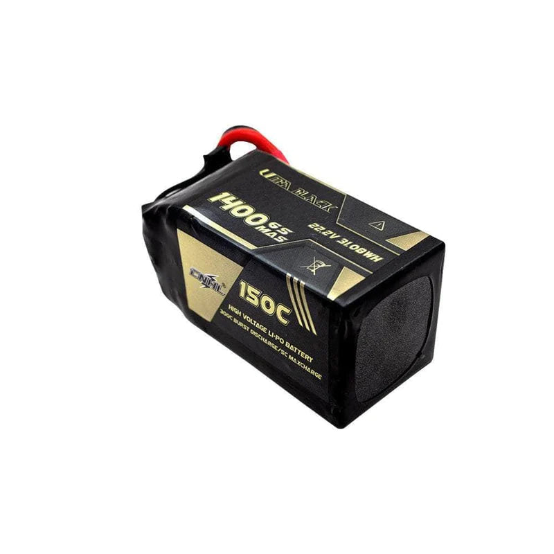 Chinahobbyline CNHL Ultra Black Series 22.2V 6S 1400mAh 150C LiPo Battery [DG]