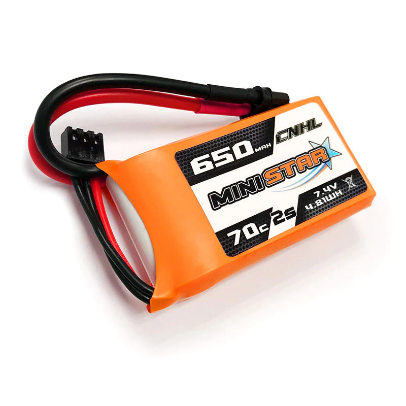 CNHL MiniStar 650mAh 7.4V 2S 70C Lipo Battery [DG]